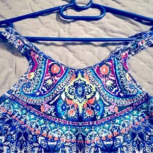 ATHLETA summer/swim dress with underwire shelf bra